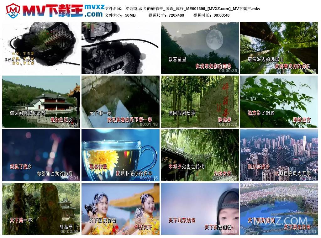 罗云霞-故乡的醉翁亭_国语_流行_ME901395